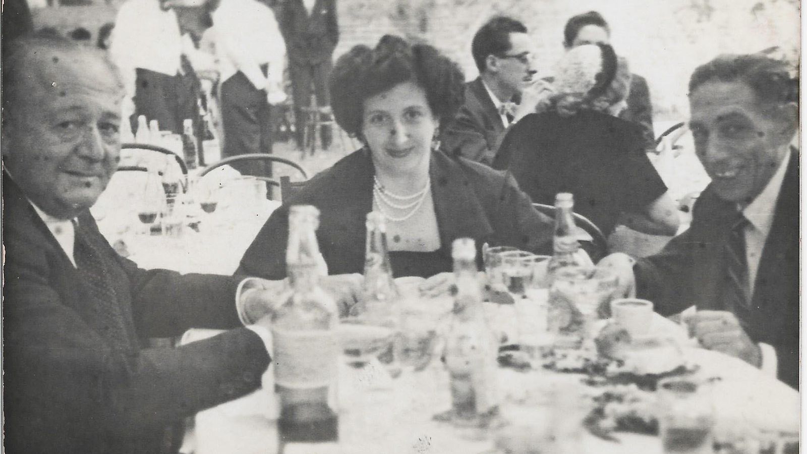 (De izq. a dercha) Manuel Campos, María Josefa López Campos y Juan Ángel Valero.