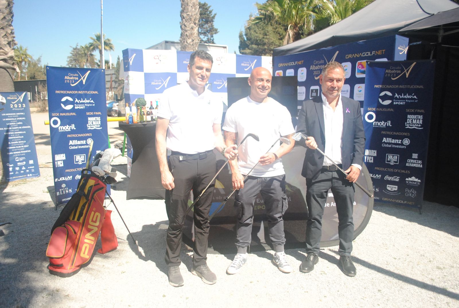 Fernández, Ortega y Lemos, en la presentación de este viernes