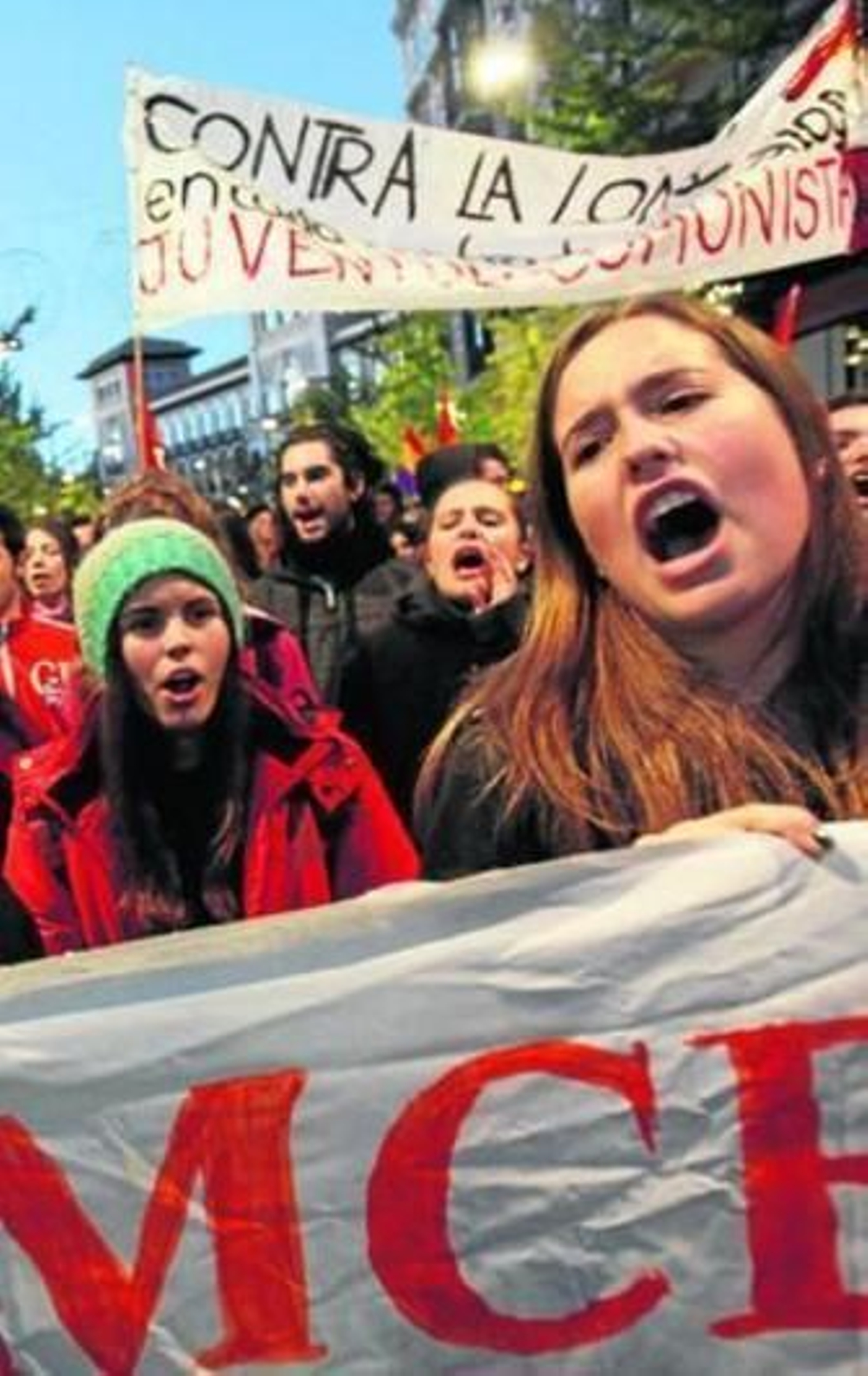Manifestación del pasado 20 de noviembre contra la política del Ministerio.