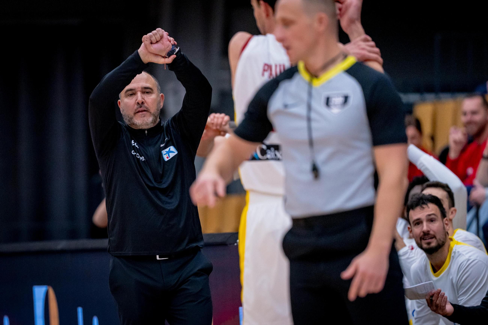 Las mejores fotos del Dinamarca-España de baloncesto