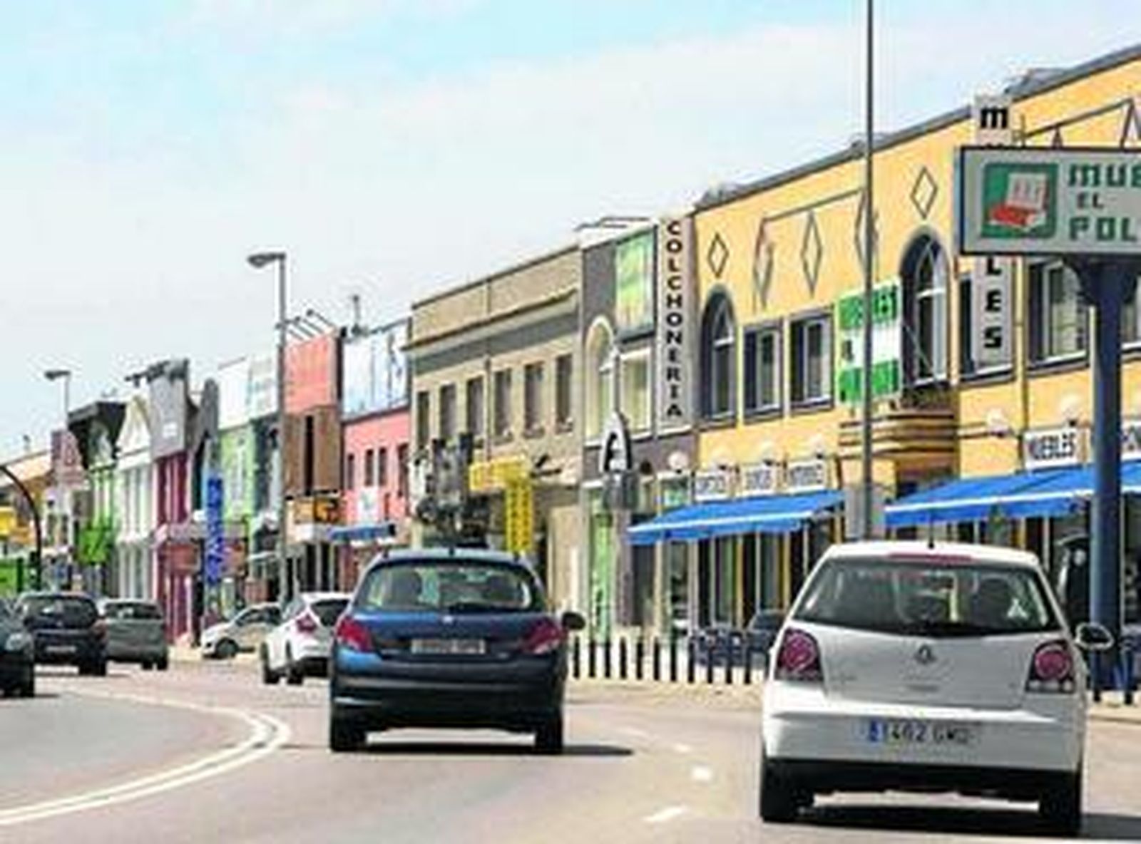 Vista del polígono de Urbisur, donde se invertirá 373.000 euros.