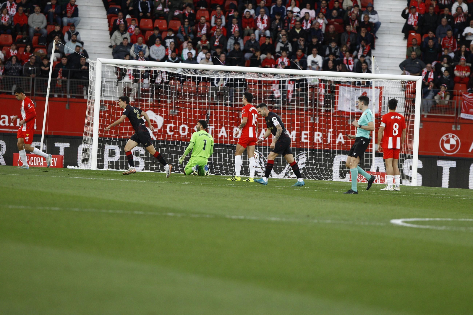 La U.D. Almería destroza al Sevilla C.F. en la Copa del Rey