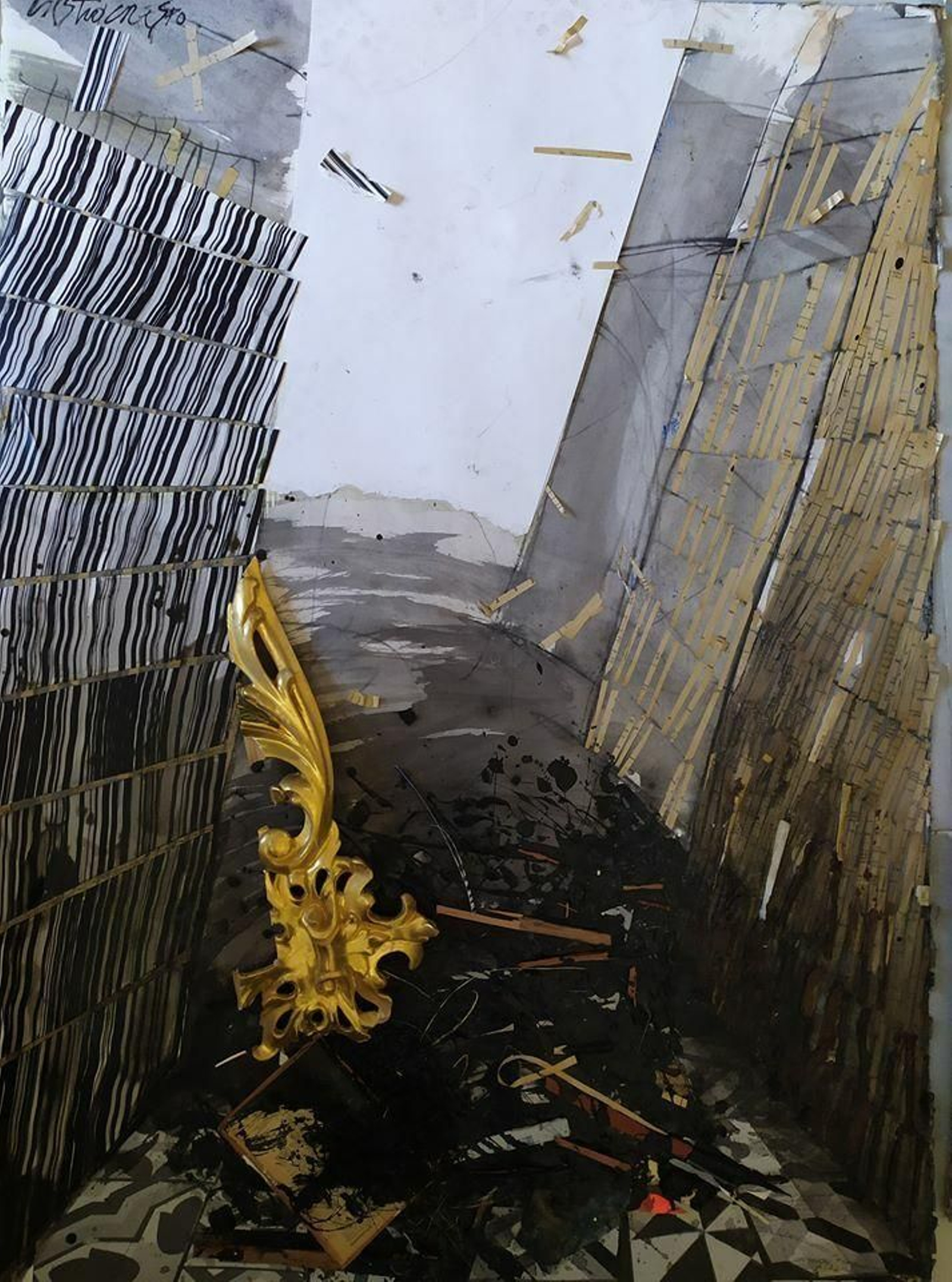 Obra expuesta de Castro Crespo en 'Espacios'.