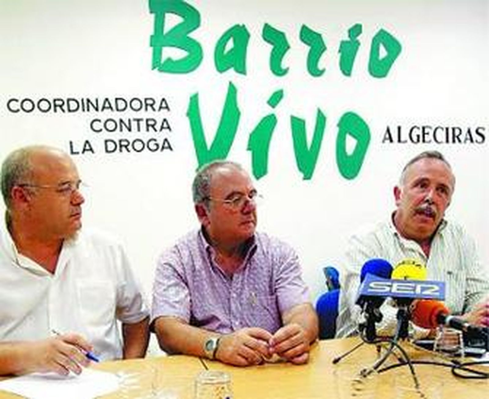 Momento de la rueda de prensa celebrada ayer.