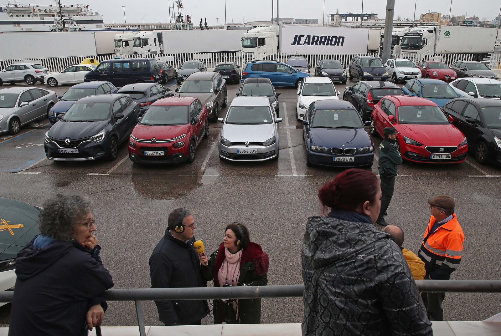 Fotos de la concentración en el PIF del puerto de Algeciras