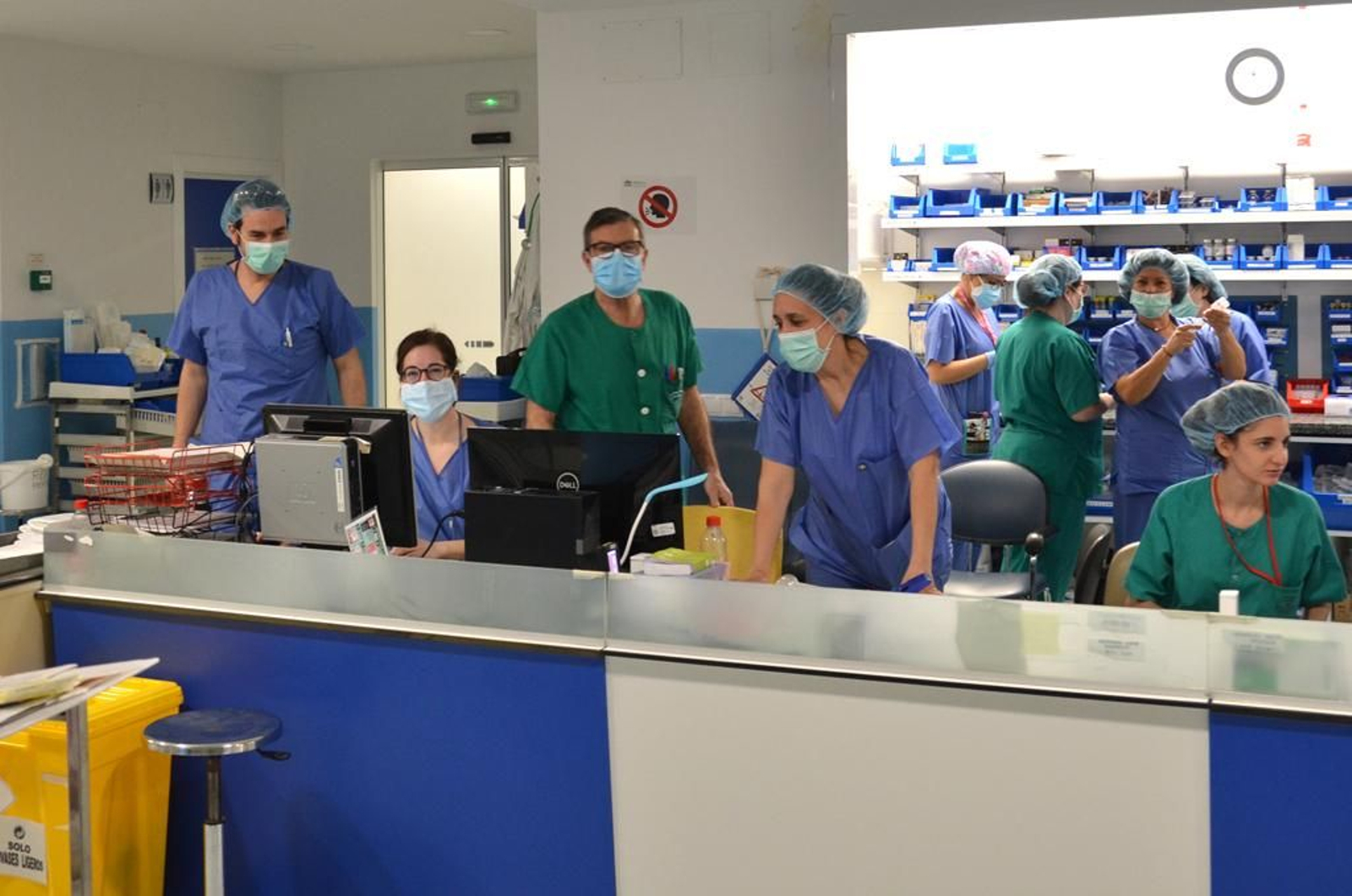 Área de Reanimación del Reina Sofía.
