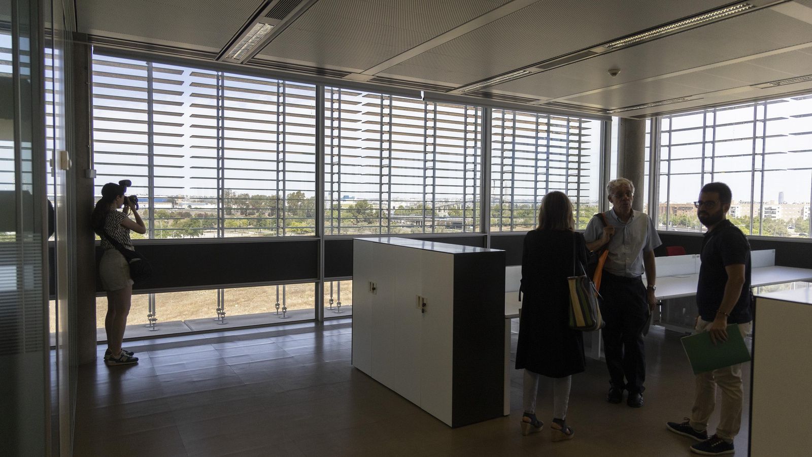 Una de las salas de la Ciudad de la Justicia.