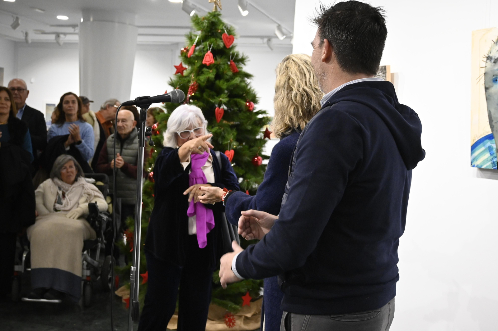 Inauguración de la muestra solidaria titulada 'ArtistasxPrincesa. Una obra por cada princesa RETT'