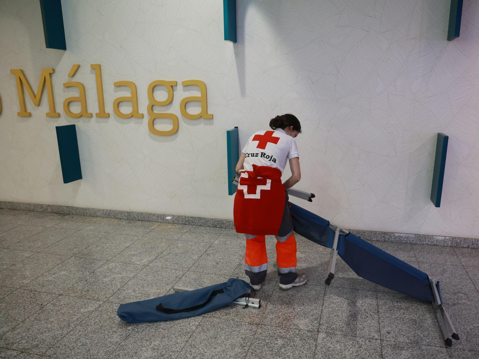 Las imágenes del apagón en Málaga