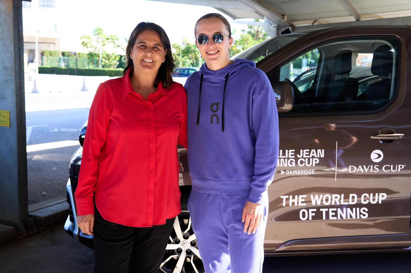 Iga Swiatek, la gran estrella de la Billie Jean King Cup, ya está en Málaga