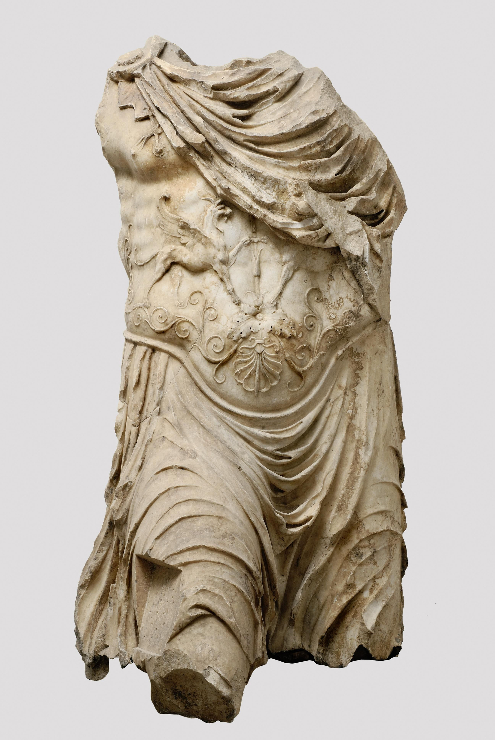 Escultura Thoracata, de comienzos del siglo I d.C.