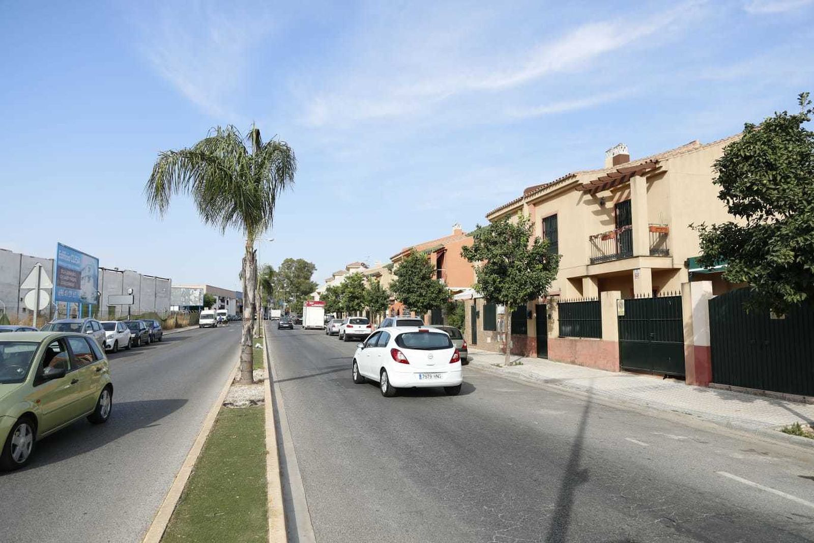 La zona de Bormujos en la que han ocurrido los hechos.