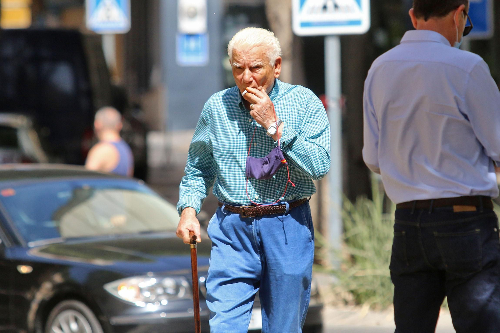 El uso de la mascarilla en exteriores lleva días sin ser obligatoria
