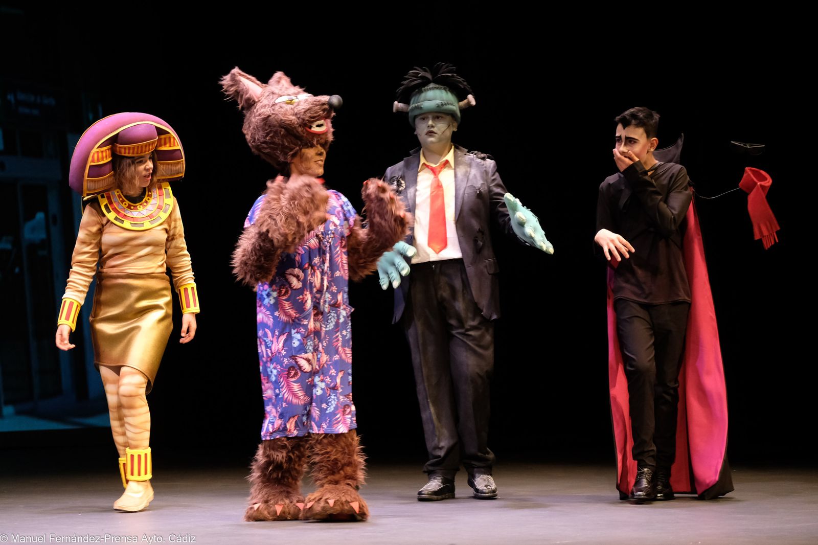 El cuarteto juvenil 'Hotel Cadizvania', en 2022.