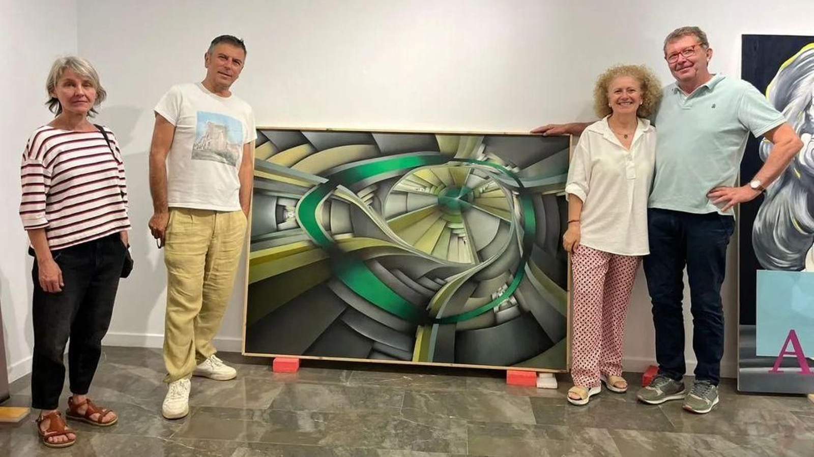 Aspecto de la obra galardonada por el jurado de esta edición.