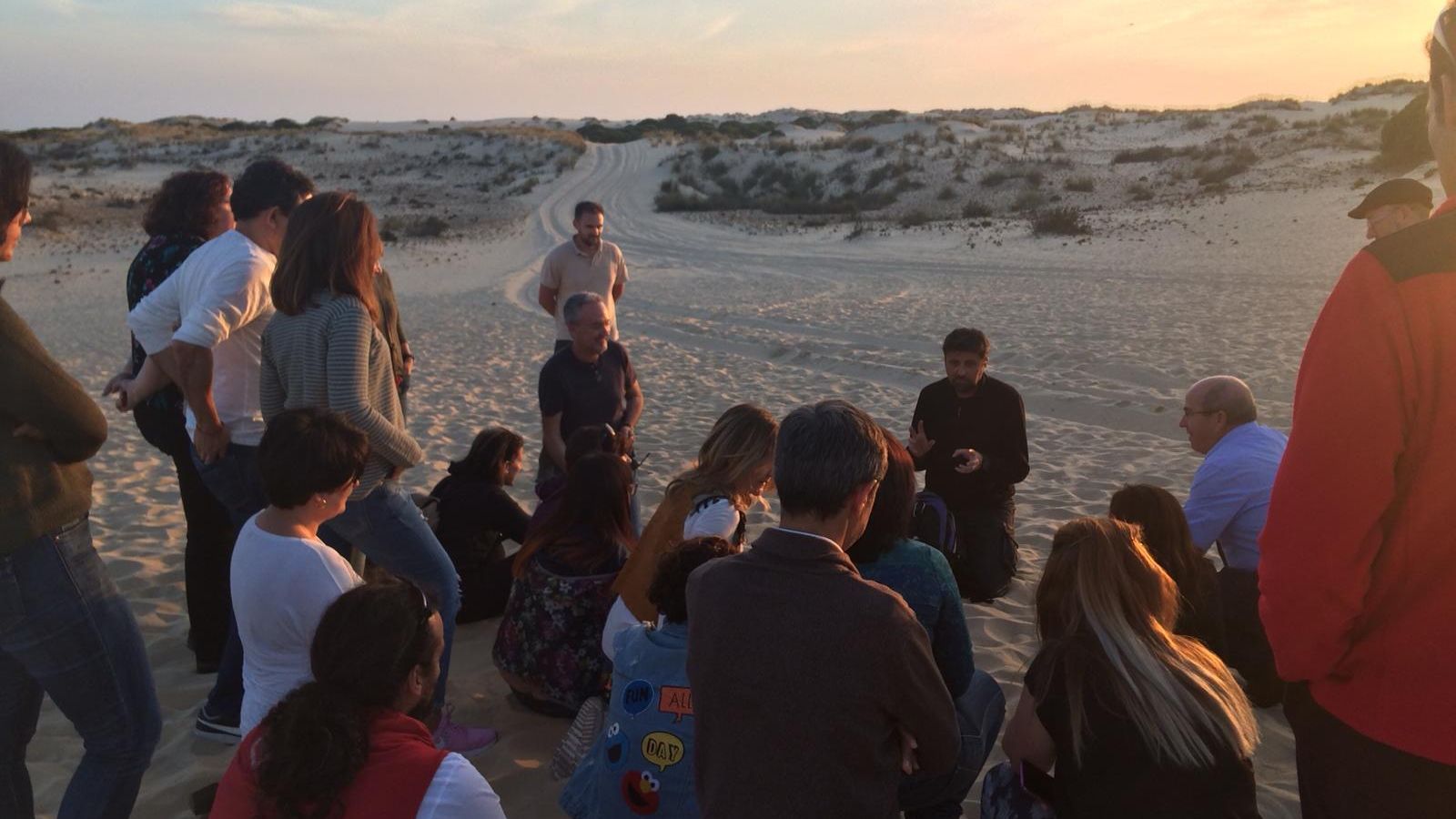 Uno de los cursos del CEP Huelva-Isla Cristina en Doñana.