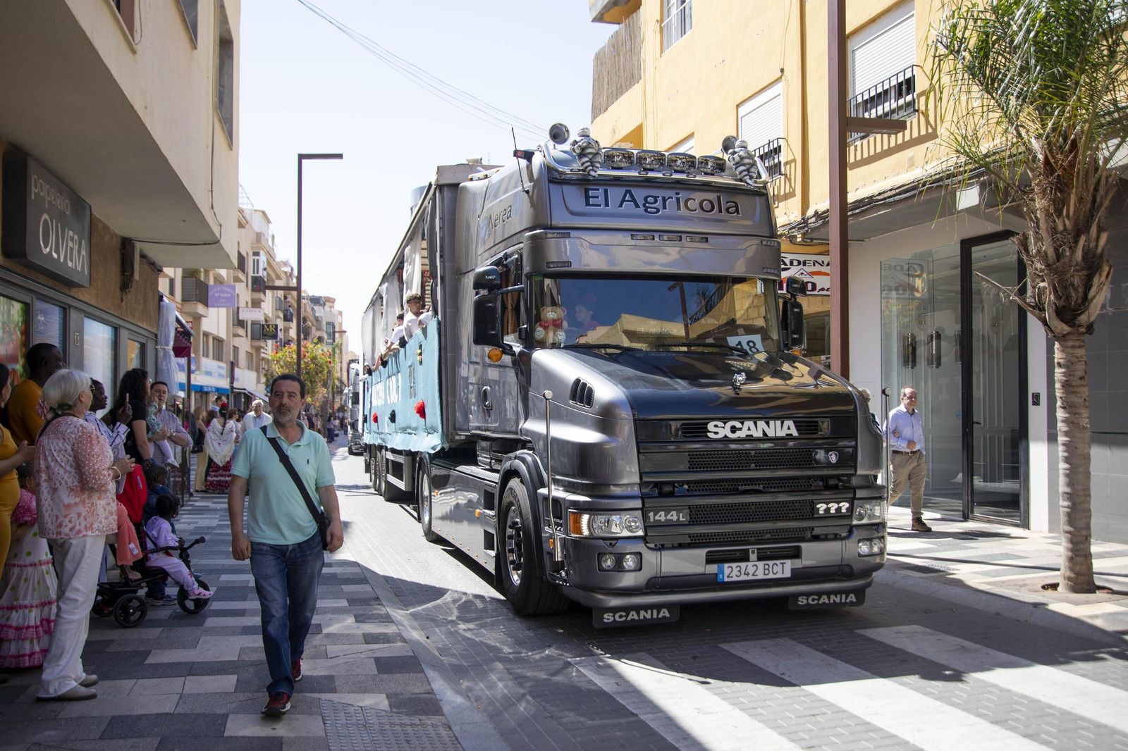 Las imágnes de la misa y procesión en honor a San Marcos en El Ejido