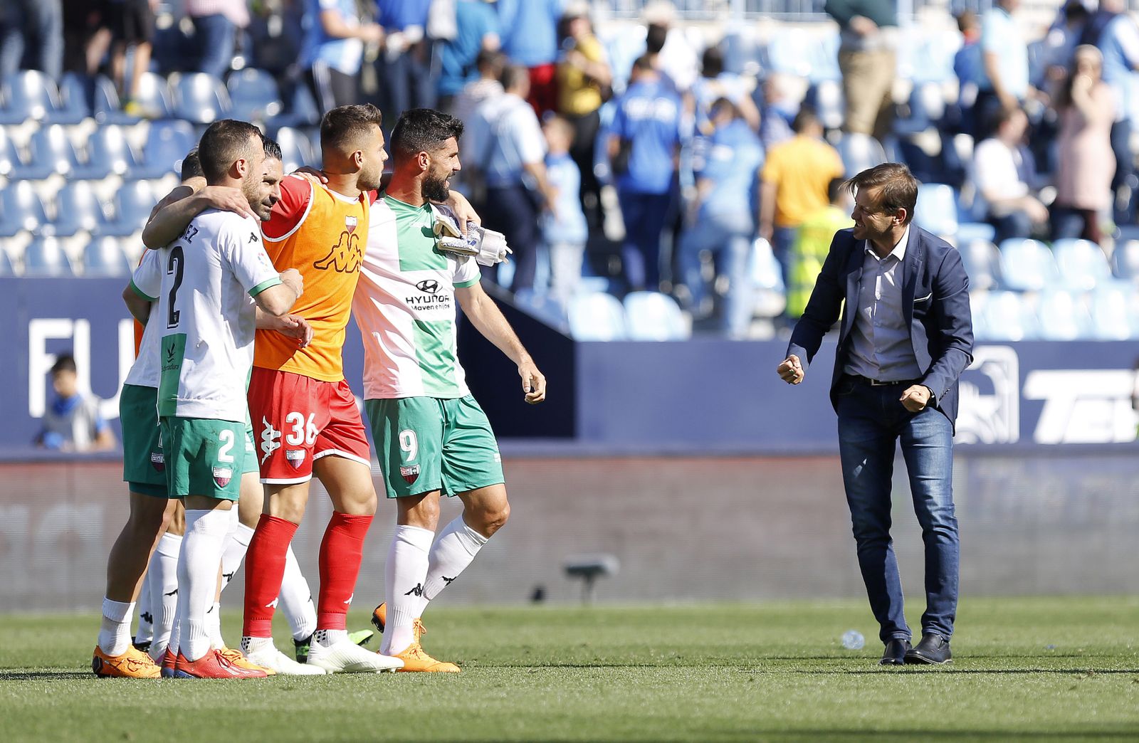 Las fotos del Málaga CF-Extremadura