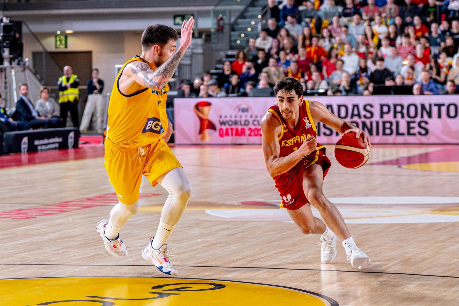 Las mejores fotos del España-Ucrania de baloncesto