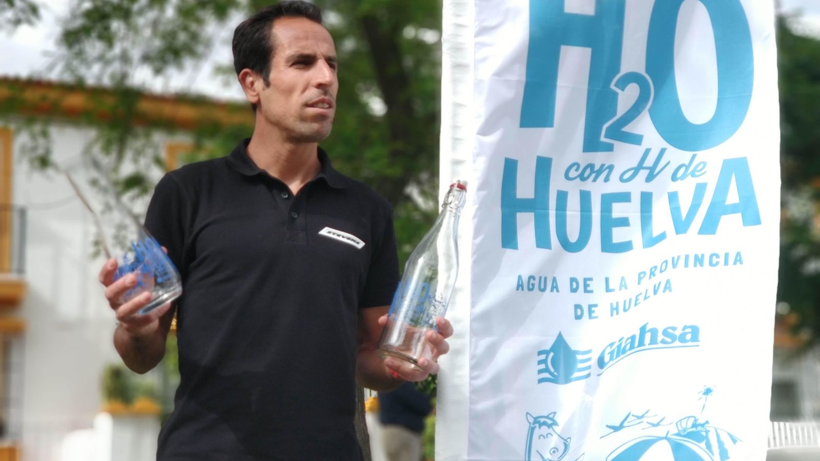 El duatleta onubense, bicampeón del mundo, Emilio Martín