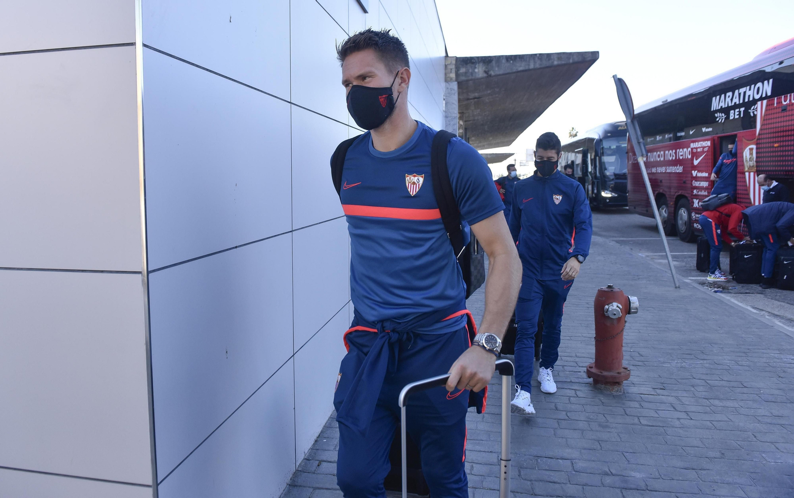 Vaclík en la terminal ejecutiva del aeropuerto de San Pablo este domingo.