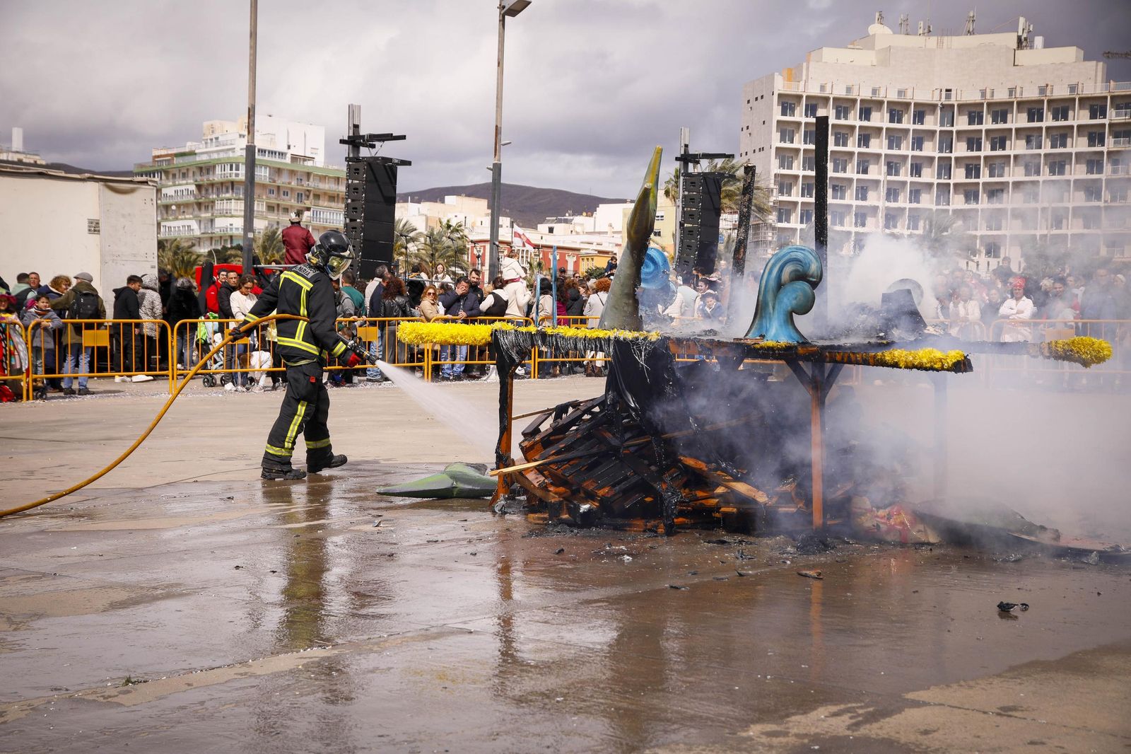 Las imágenes del entierro de la sardina en Almería