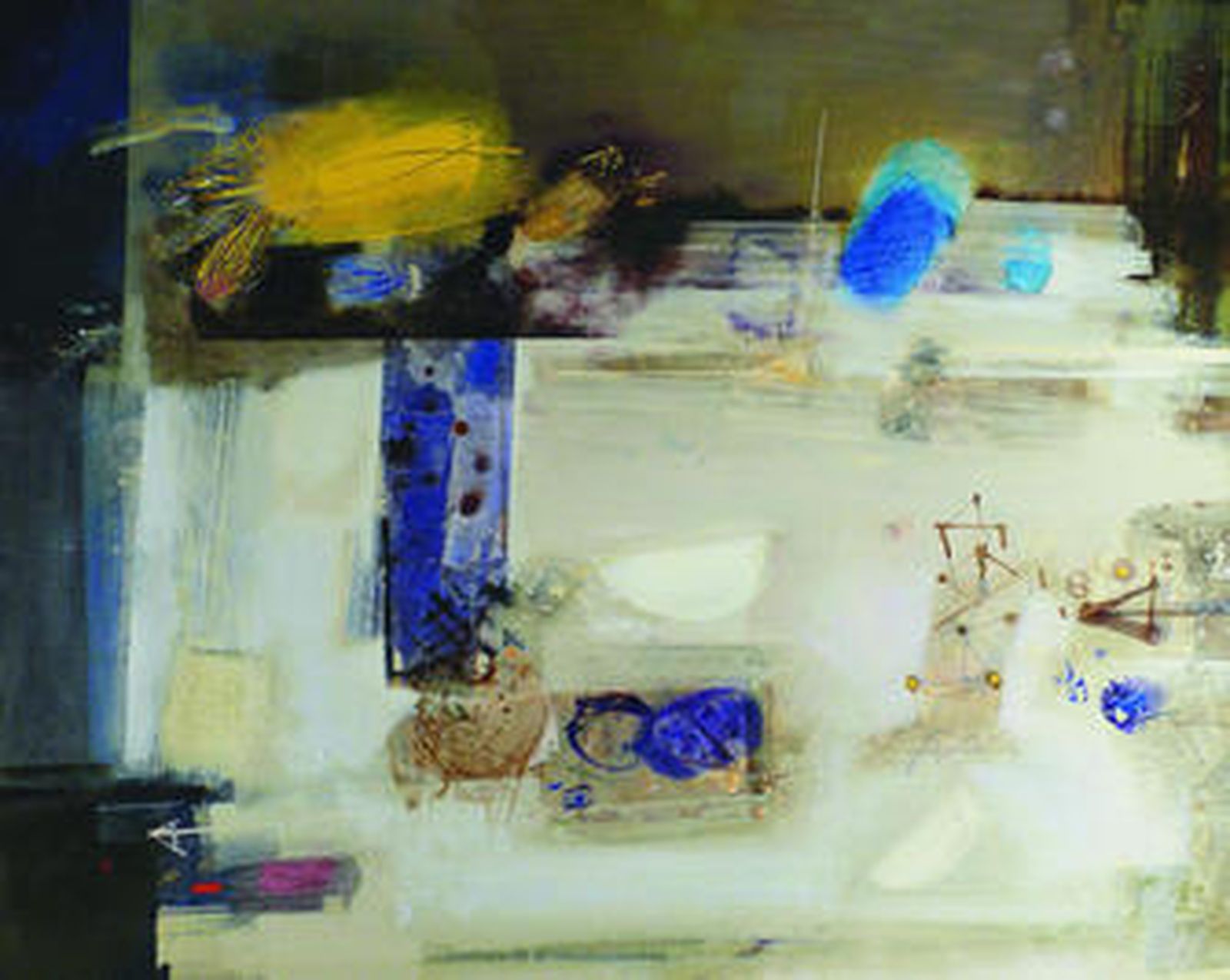 Uno de los trabajos que ilustra la nueva muestra de Justo San Felices.