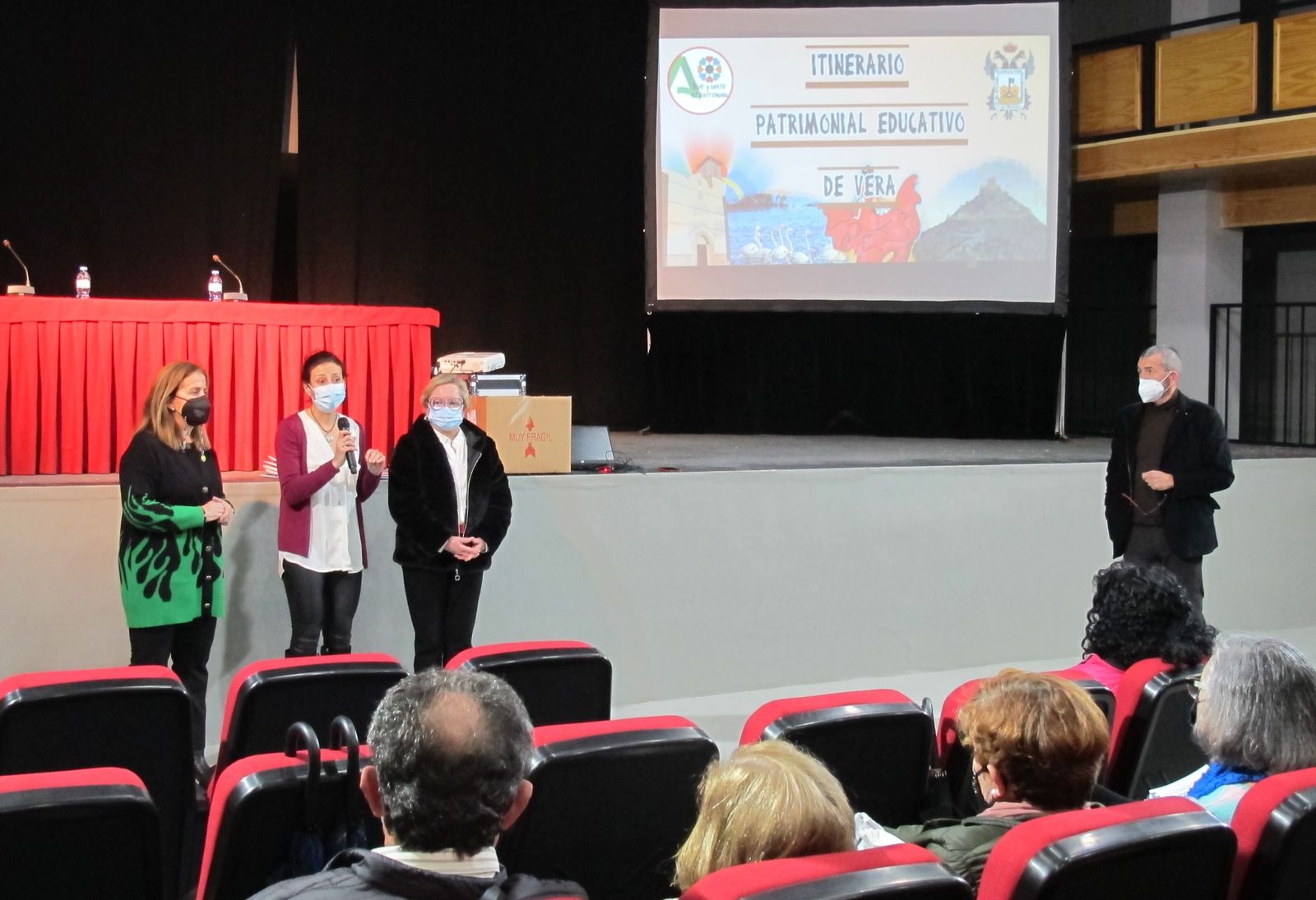 Un momento de la presentación del proyecto.