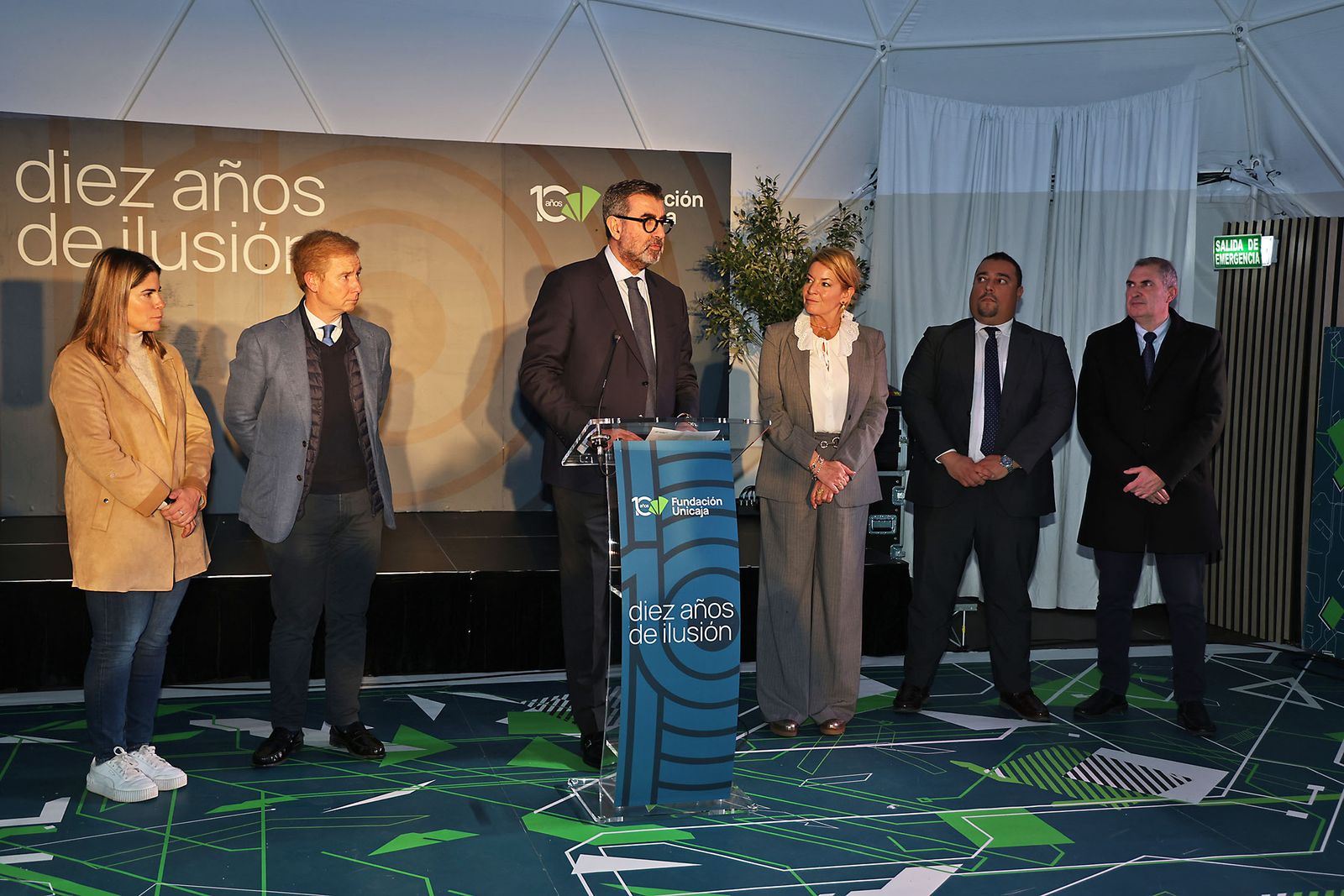 Imágenes de la Inauguración del Espacio Fundación Unicaja con motivo de la conmemoración de su décimo Aniversario