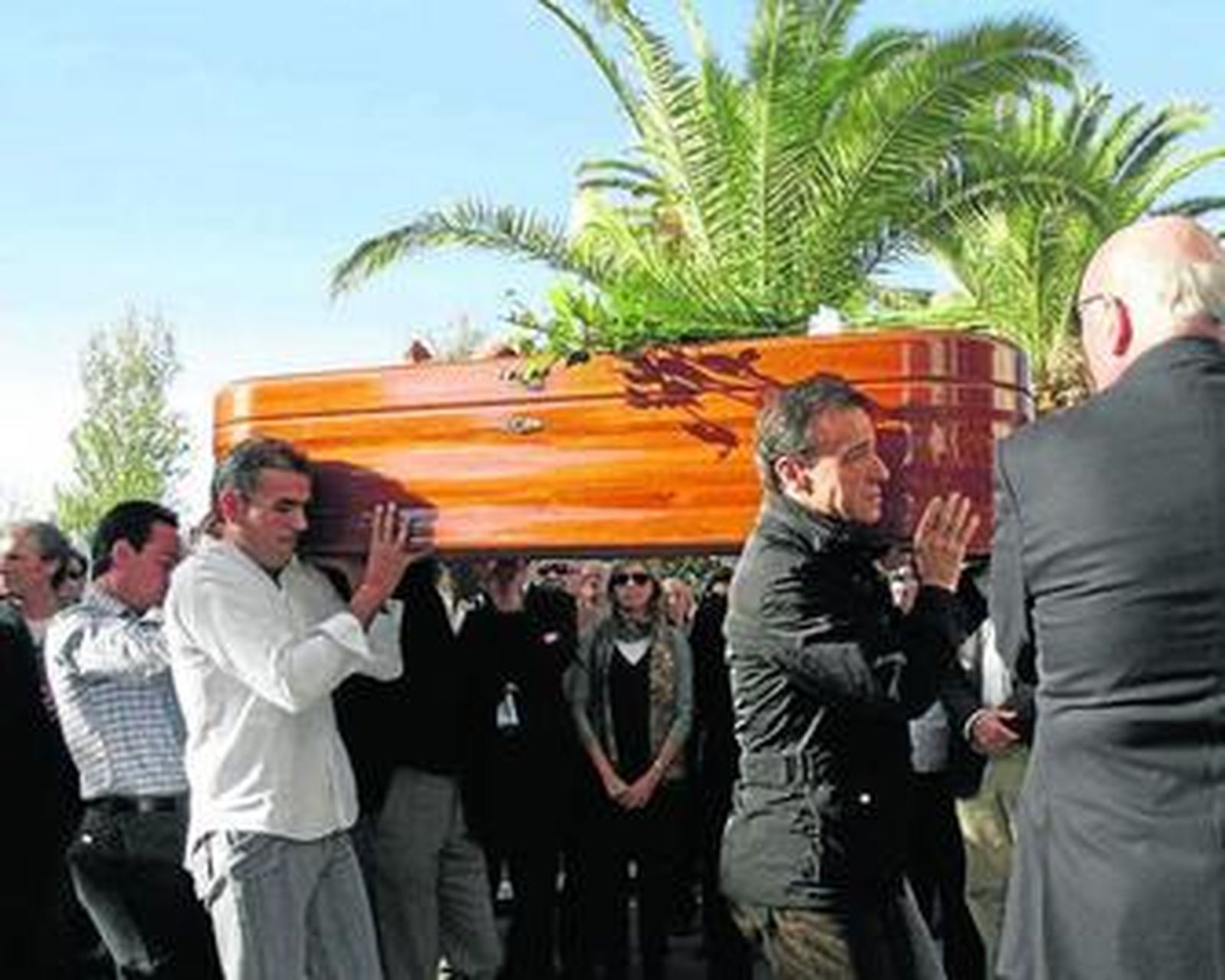 Imagen de archivo de un entierro.