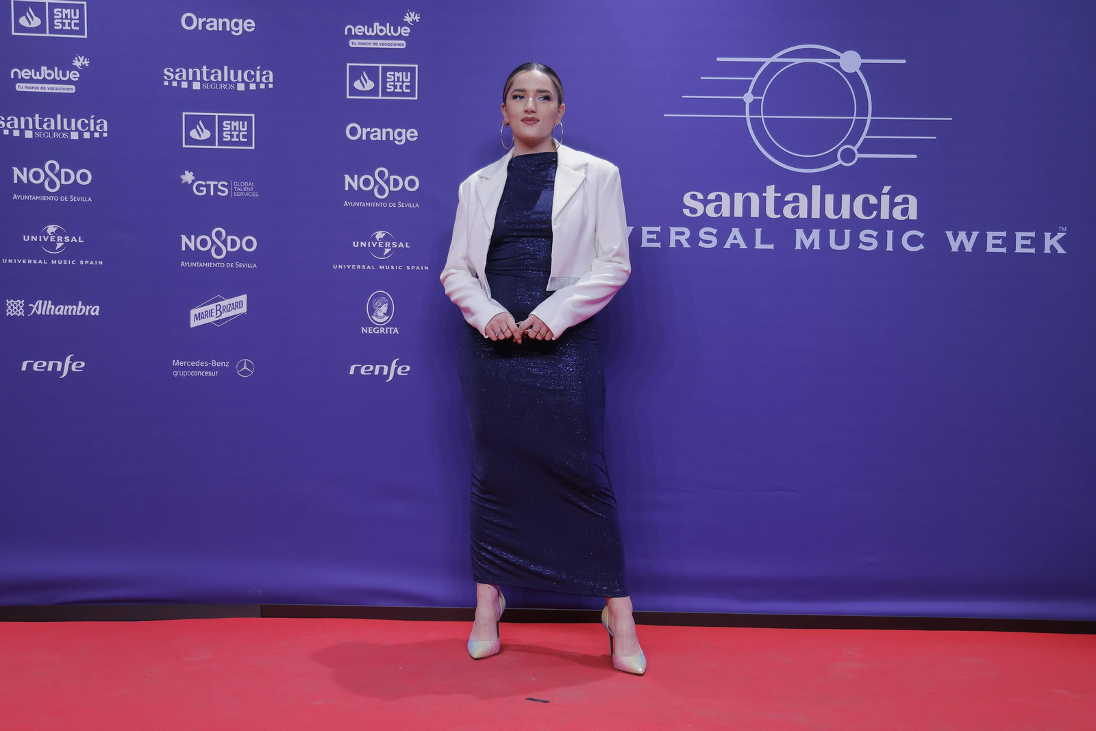 Famosos y artistas en la alfombra roja de la gala del flamenco en los 'Santalucía Universal Music Week'