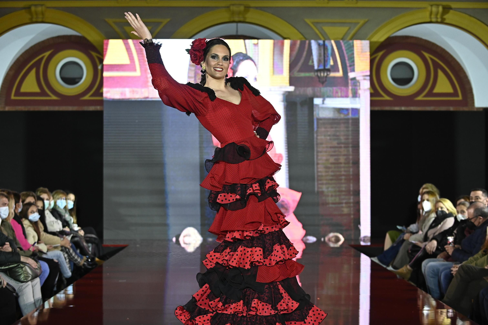 El desfile de Aurora Gaviño en Pasarela Huelva Flamenca 2022, todas las fotos
