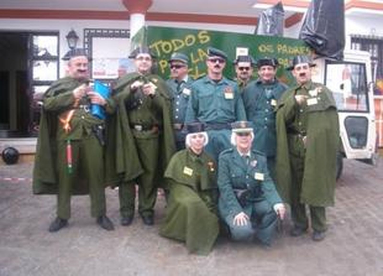 Un imputado disfrazado de guardia civil