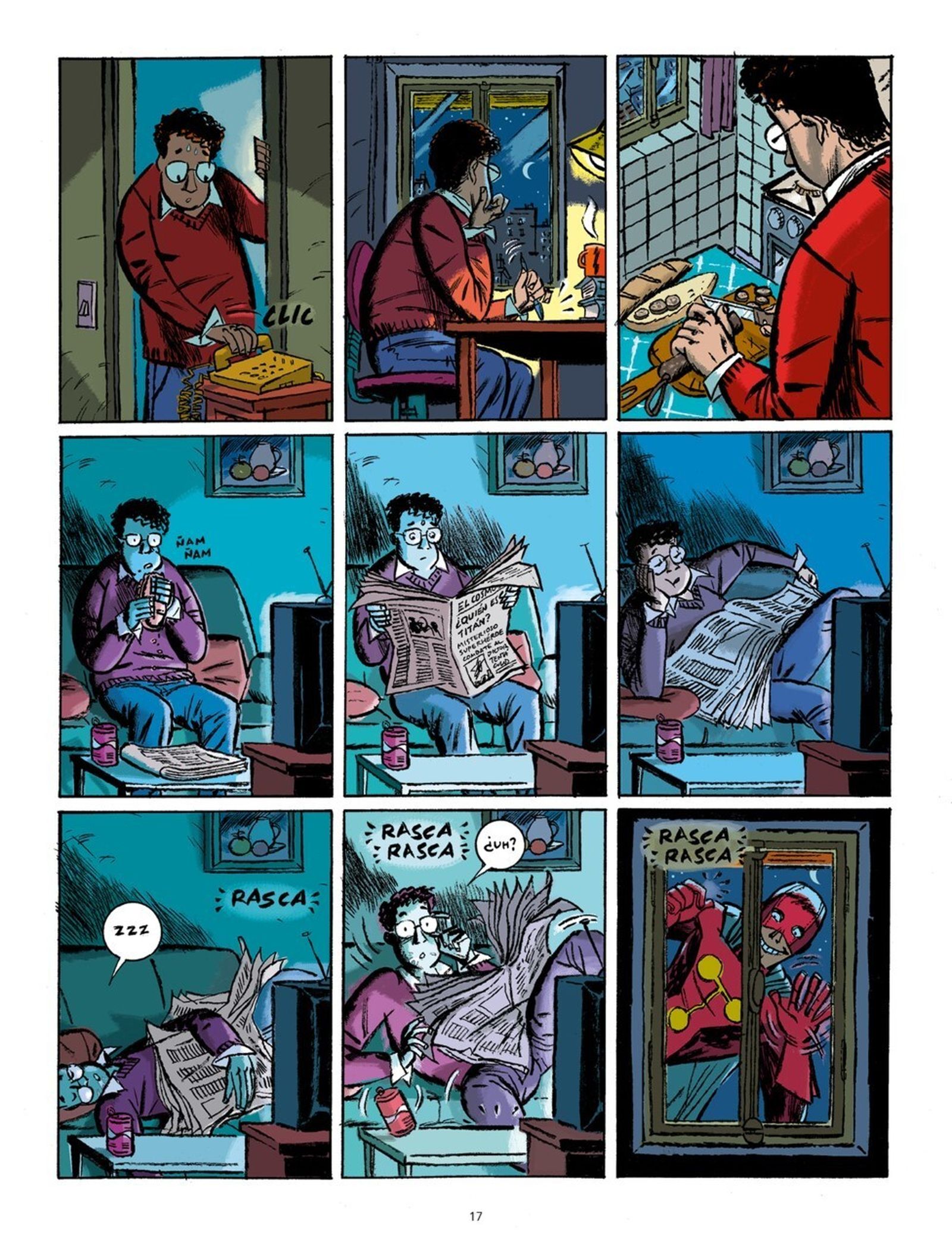 Viñetas de 'El vecino. Origen'.