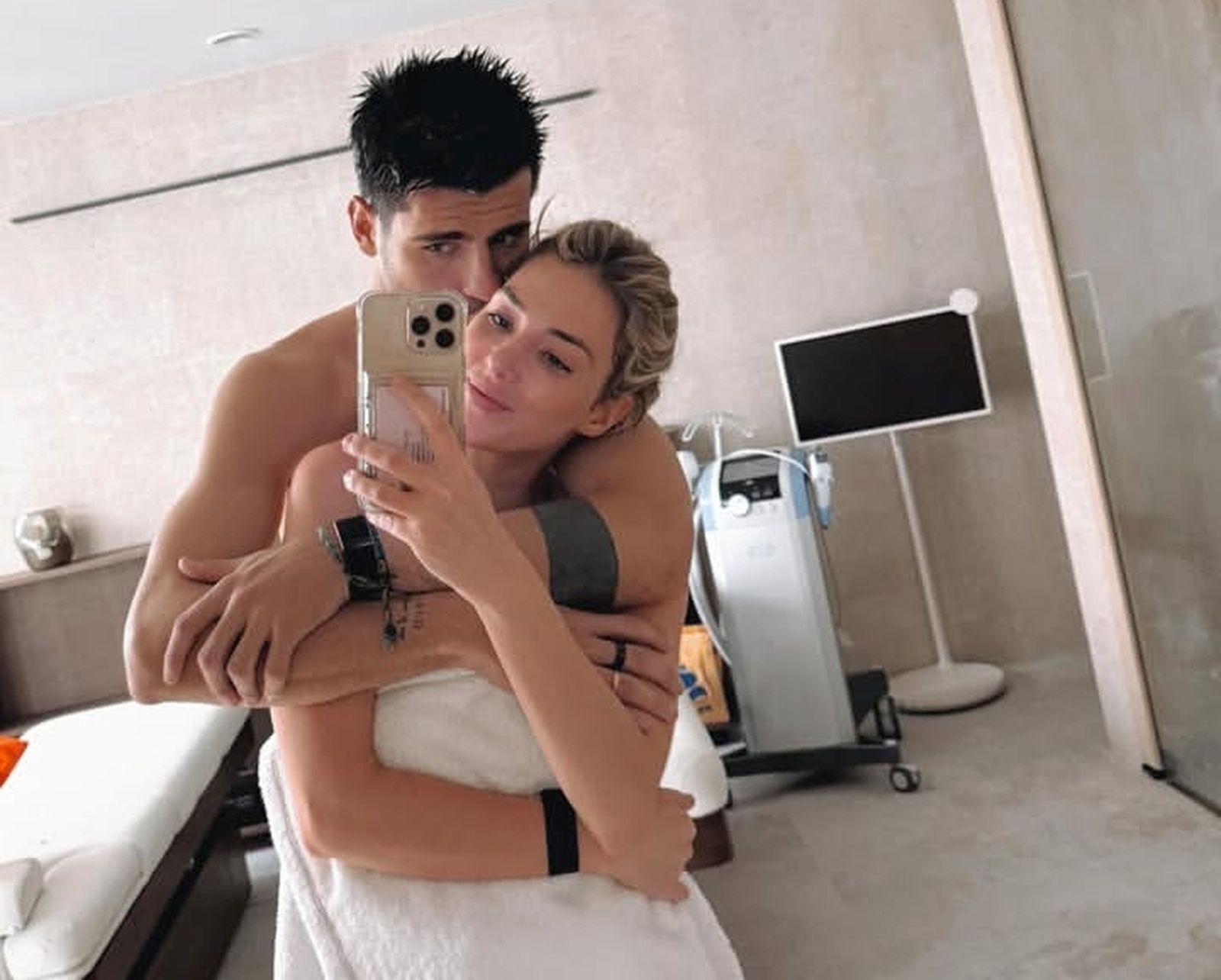 Álvaro Morata ha abandonado el domicilio familiar para instalarse solo en una vivienda cercana a la de Alice Campello y sus hijos.