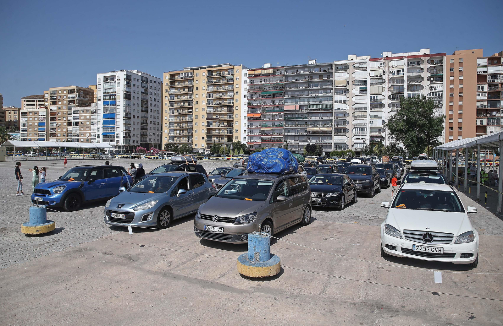 Fotos del domingo en la Operación Paso del Estrecho en Algeciras