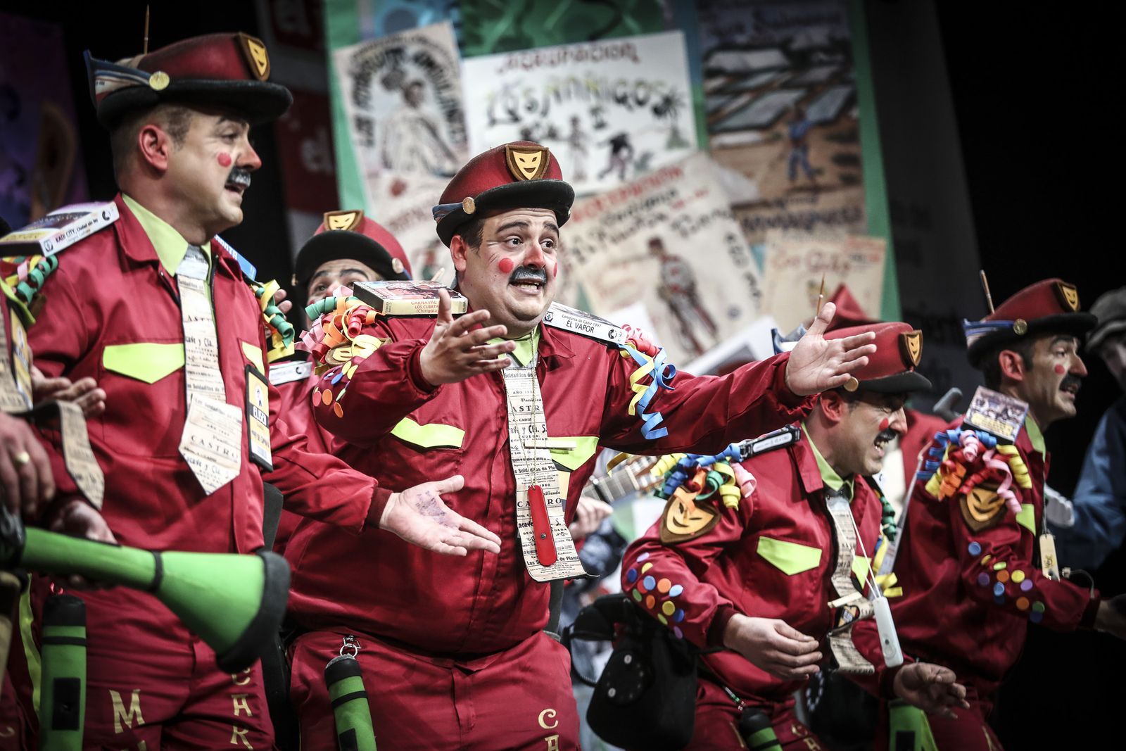 Chirigota Una noche en el museo