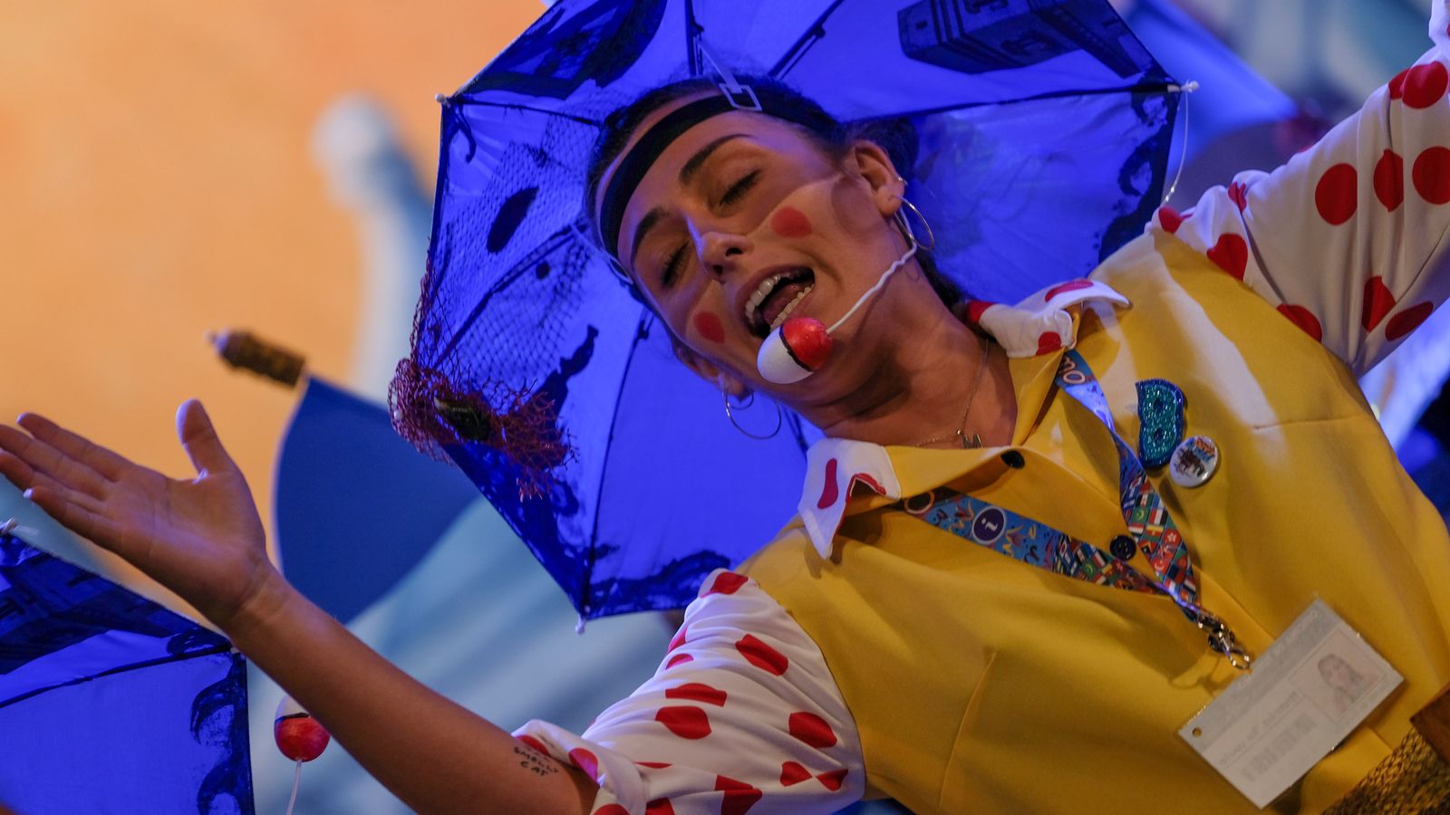 Una componente de la chirigota triunfadora, ‘This is Cádiz’.