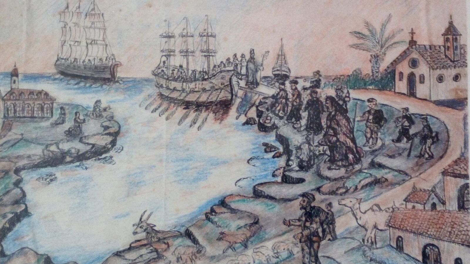 Llegada de San Indalecio (Colección José Luis Ruz)