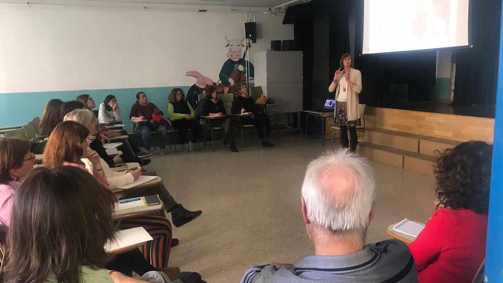 Taller para padres y profesores del CEIP Huertas del Carmen.