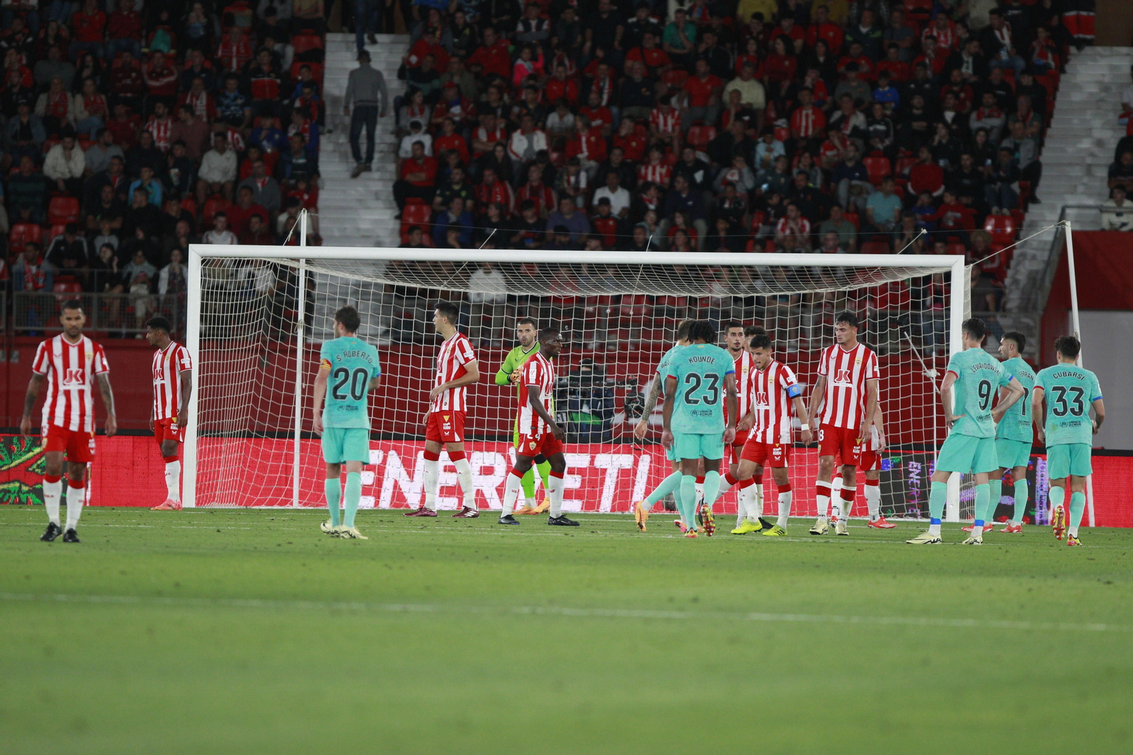 Las mejores imágenes del partido U.D. Almería-F.C. Barcelona