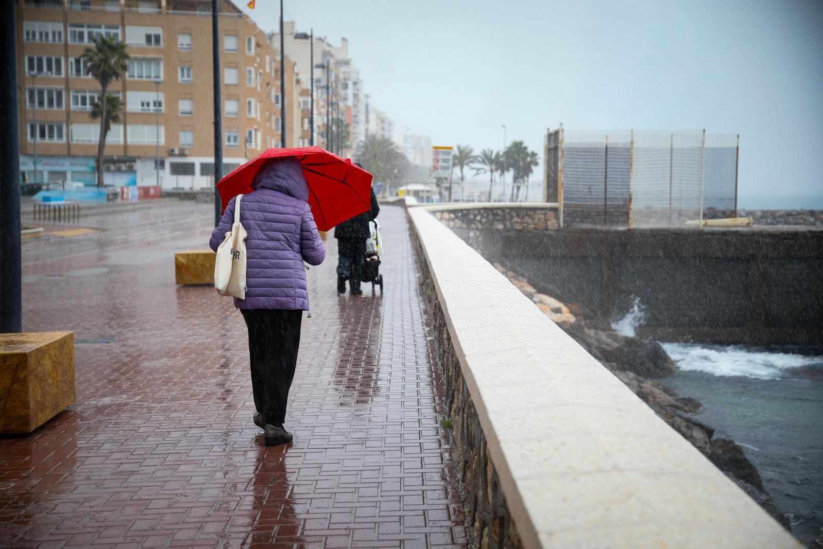 Las mejores imágenes de la lluvia en Almería