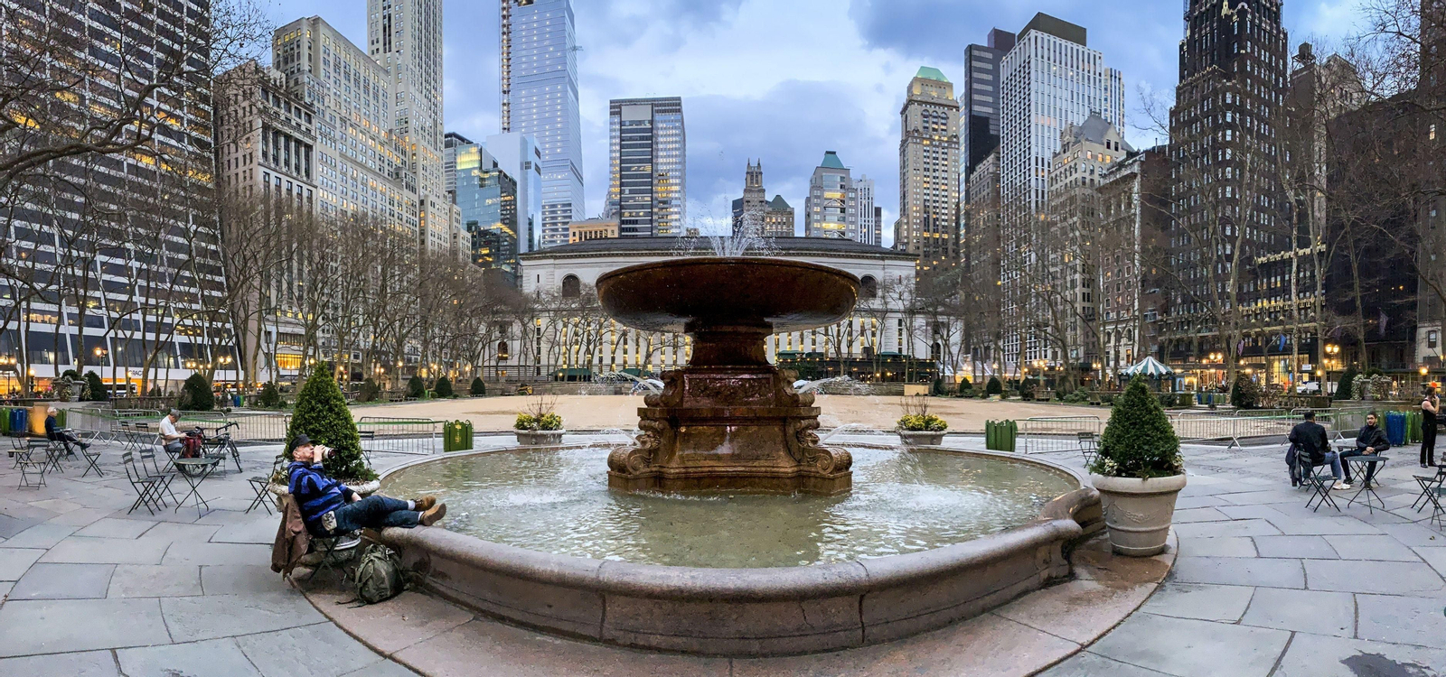 EEUU: Fuente en Bryant Park, Nueva York