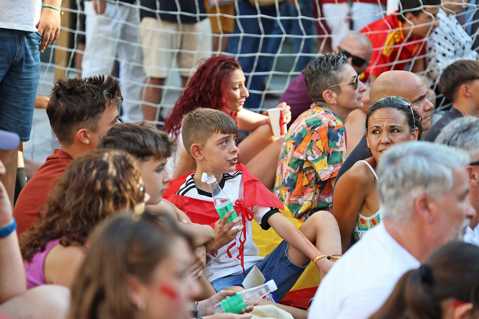 Imágenes de la Fan zone en Huelva de la Final de la Eurocopa entre Inglaterra y España Imágenes de la Fan zone en Huelva de la Final de la Eurocopa entre Inglaterra y España