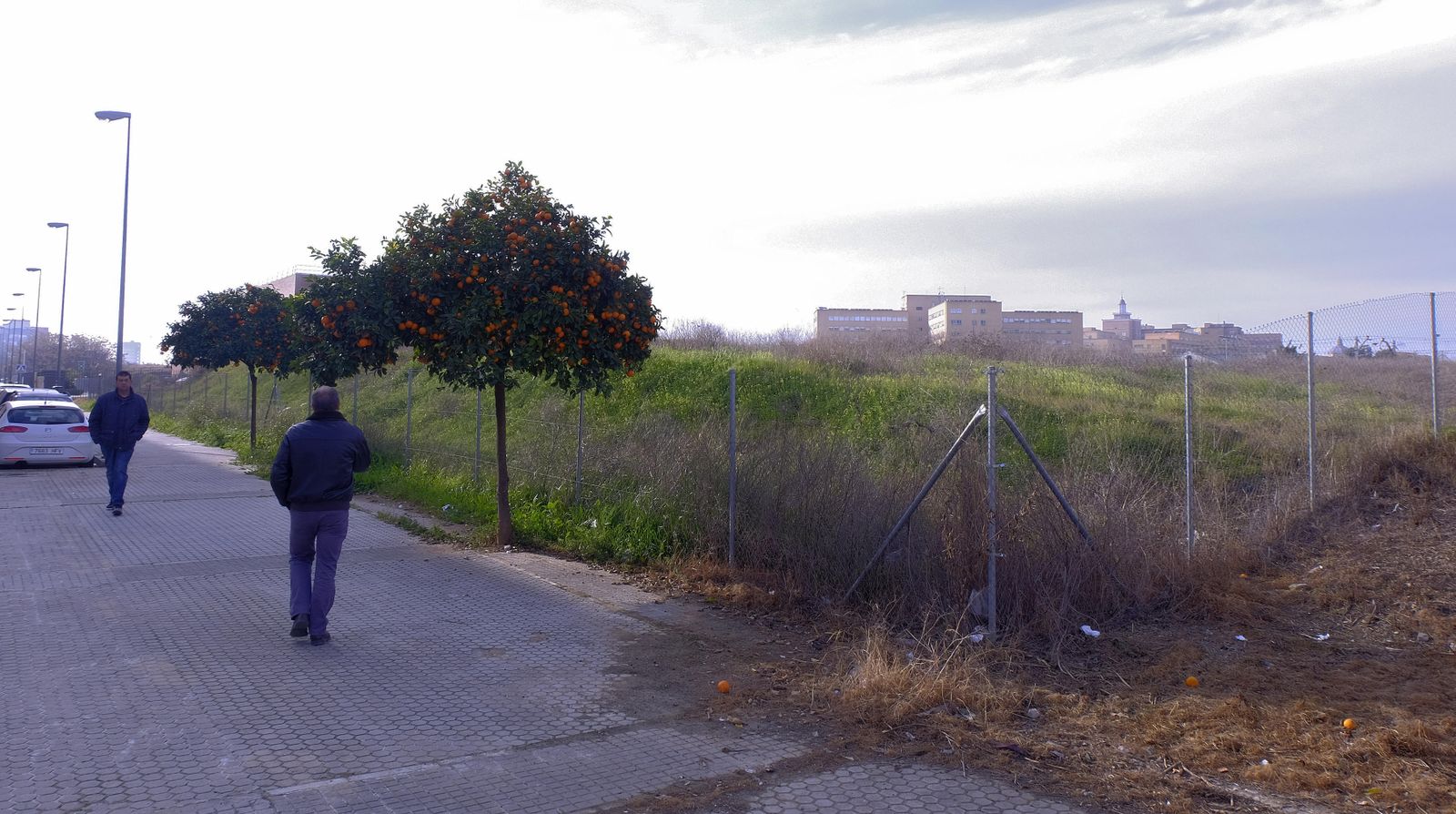 El solar de la futura comisaría.