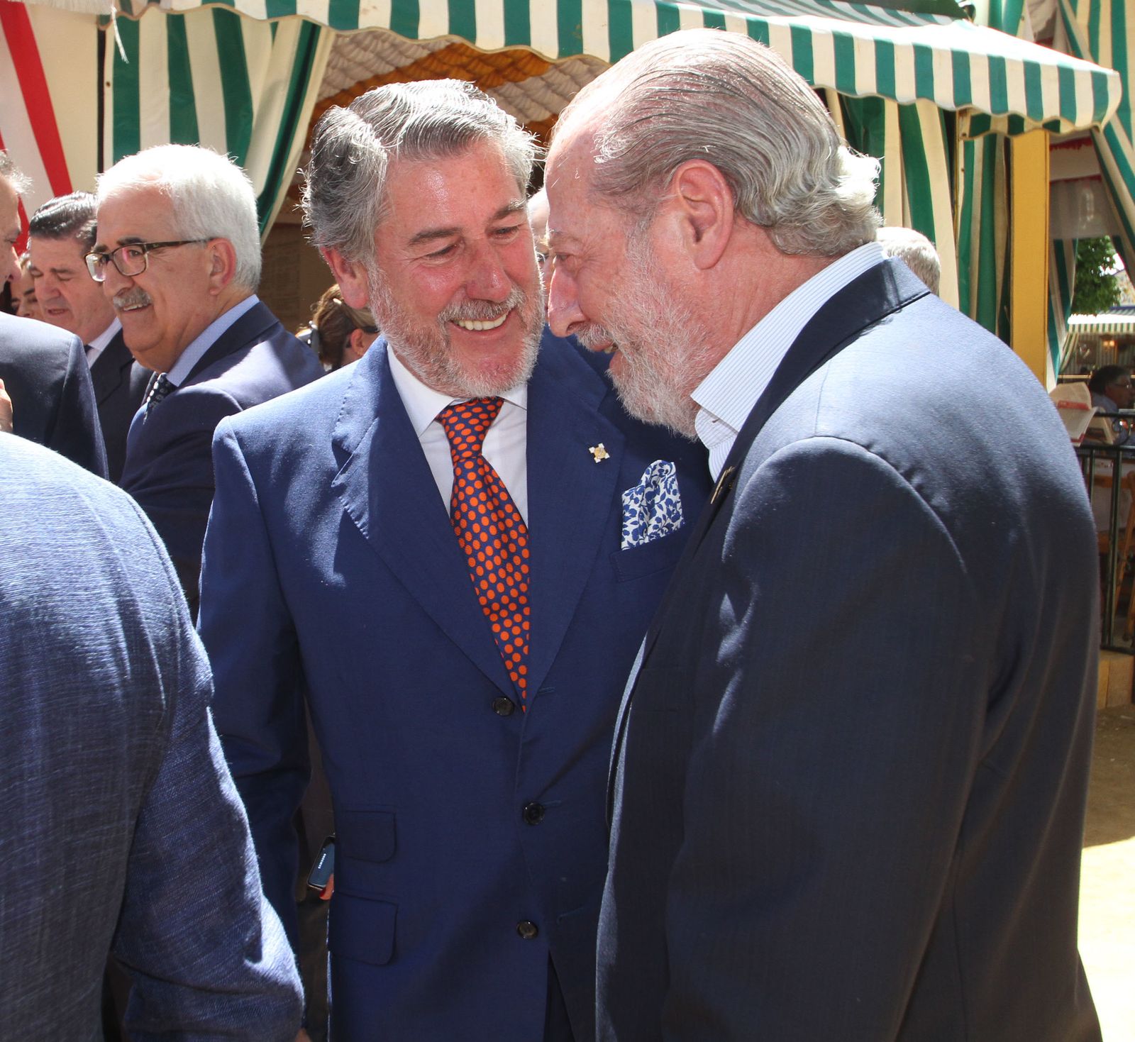 Miguel Gallego y Fernando Rodríguez Villalobos, presidente de la Diputación.