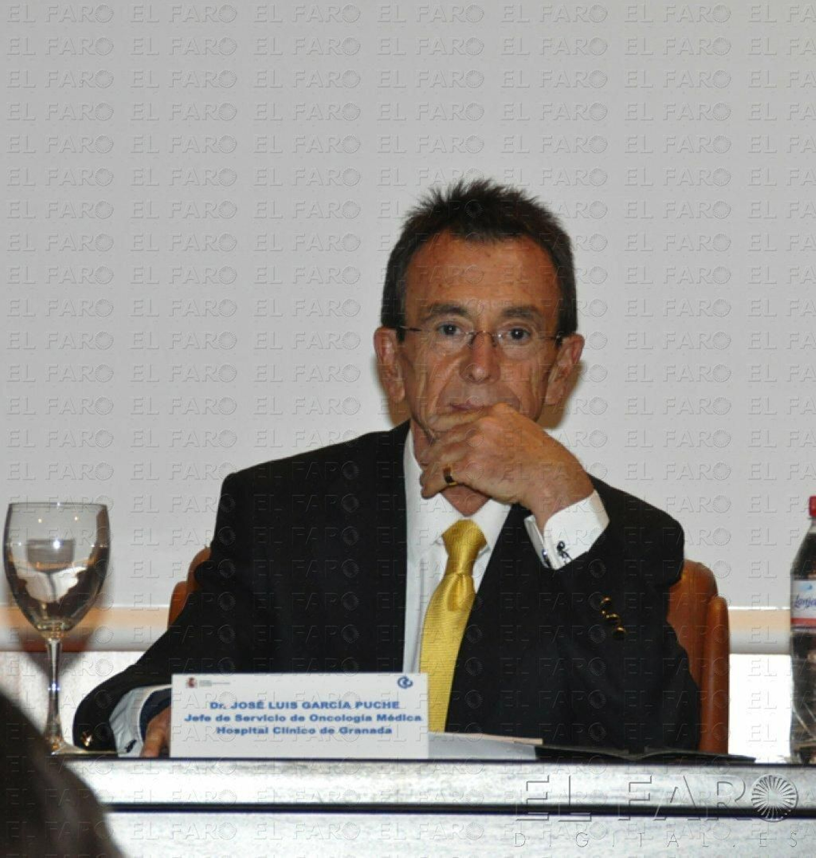 José Luis García Puche, en un acto