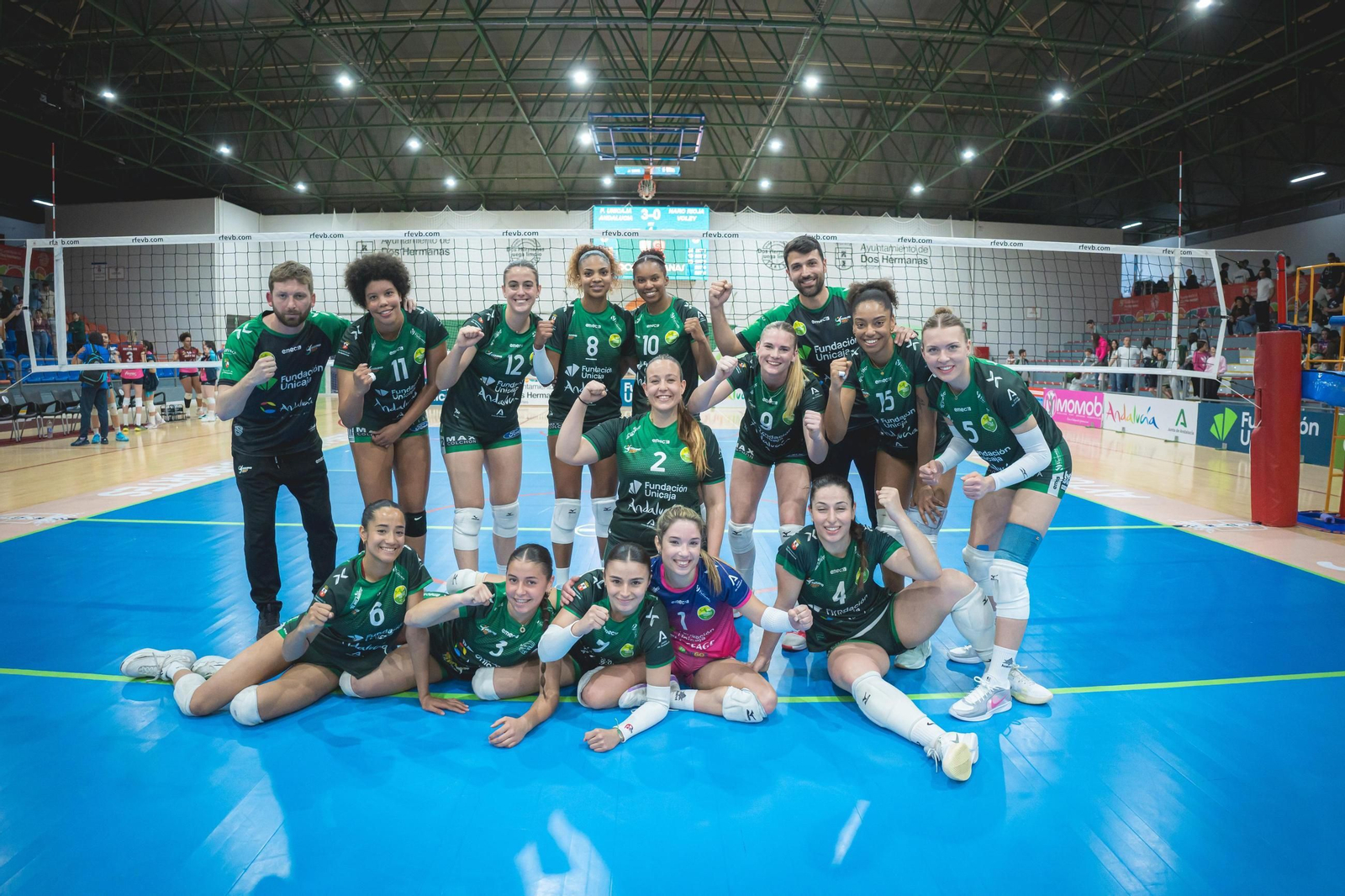Las fotos del triunfo del Fundación Unicaja Andalucía ante el Haro en voleibol