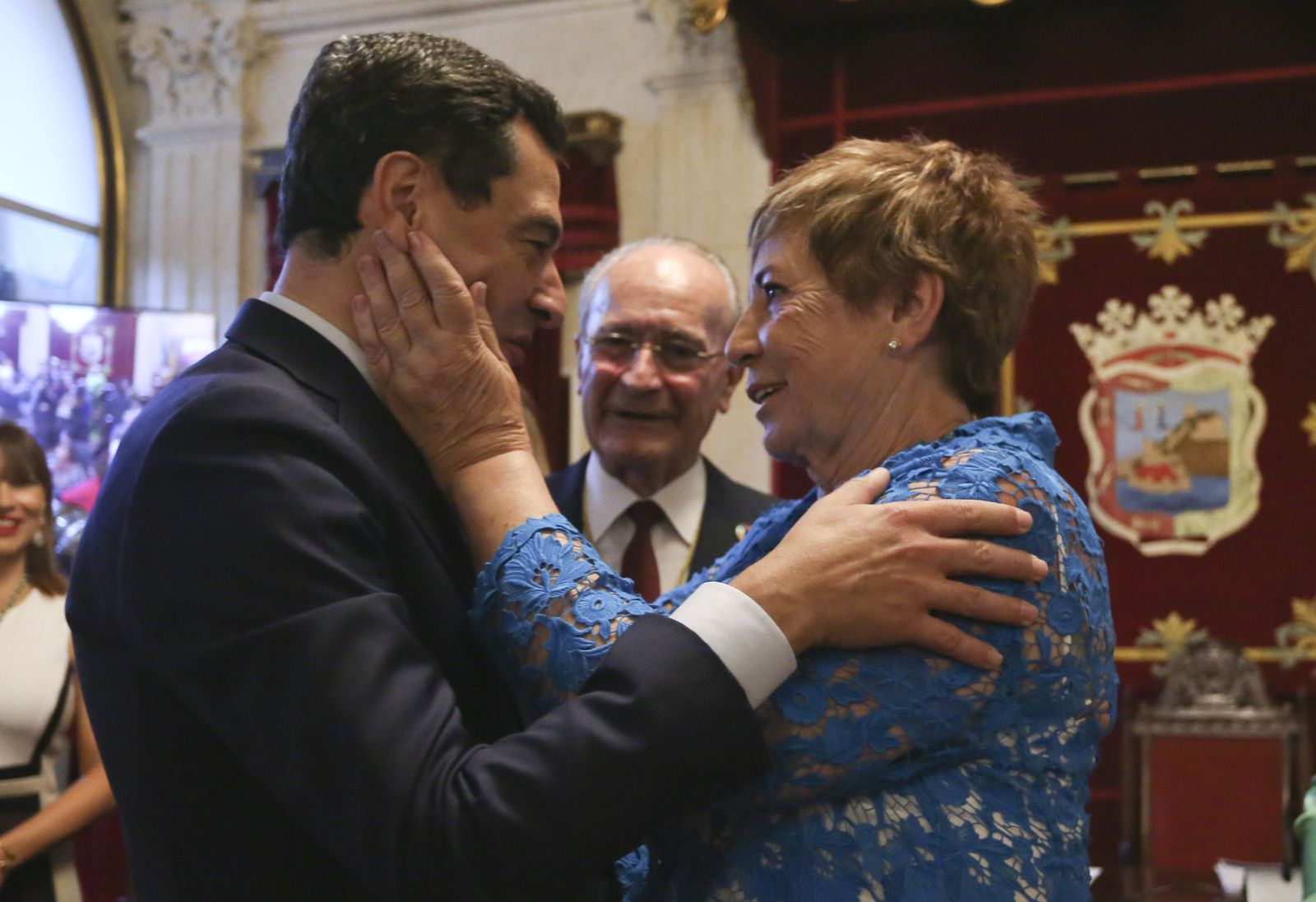 Homenaje a Celia Villalobos en el Ayuntamiento de Málaga (fotos)