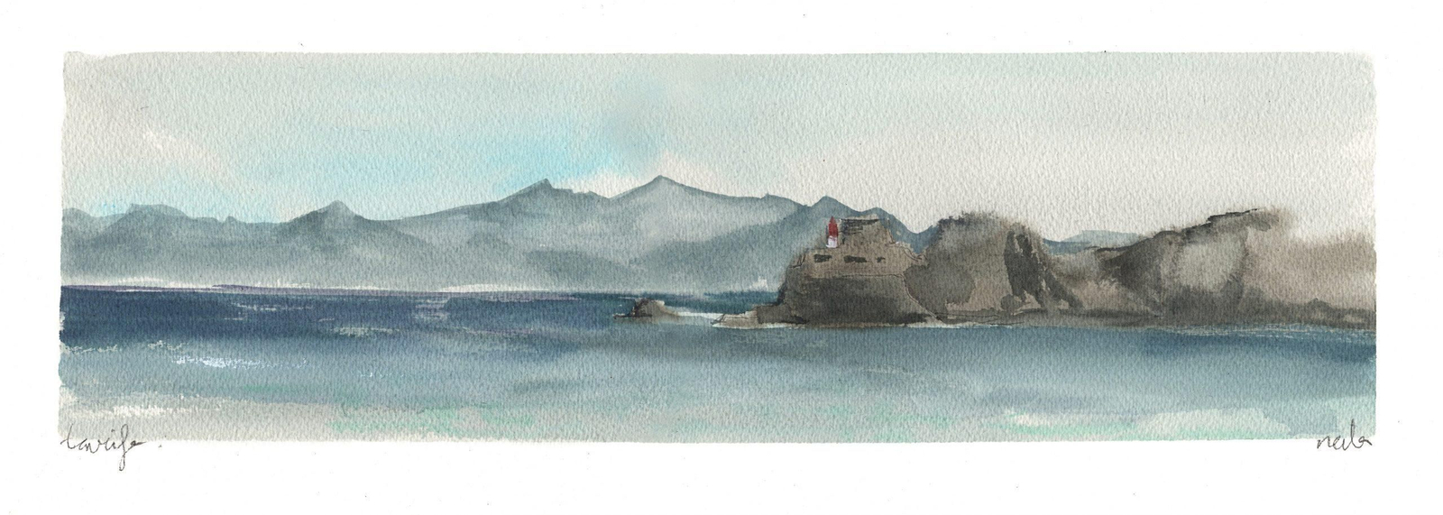 Las acuarelas e ilustraciones de Neila Pascual sobre Tarifa, en imágenes